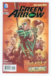 Green Arrow #24 (2011 v5) Jeff Lemire 1st John Diggle NM