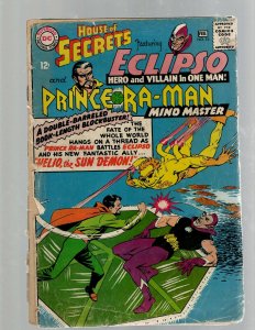 House Of Secrets # 76 GD DC Silver Age Comic Book Eclipso Prince Ra-Man EK9