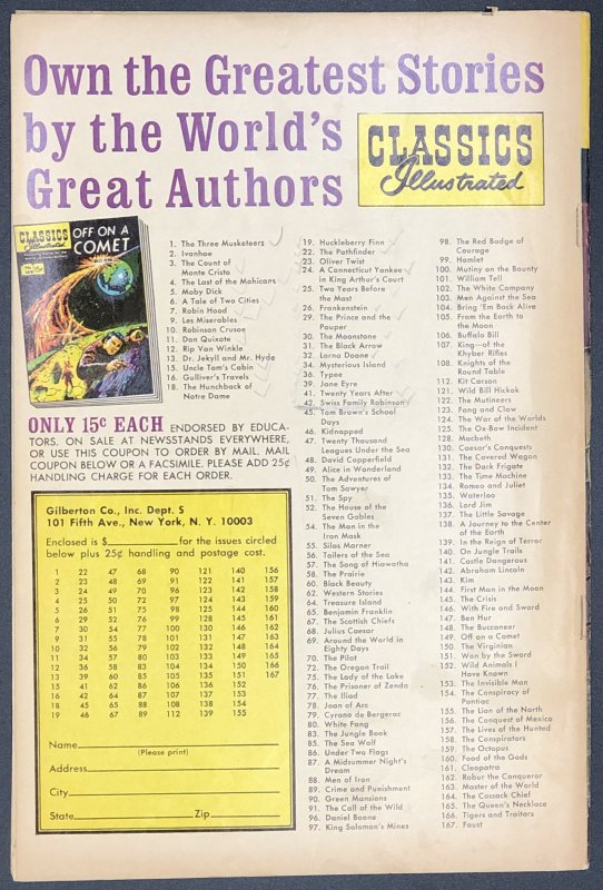 Classics Illustrated #70 (1950)