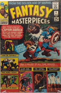 Fantasy Masterpieces #4 ORIGINAL 1966 Captain America G/VG