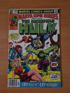 Marvel Super Heroes #99 Newsstand Variant ~ FINE FN ~ 1981 Marvel Comics
