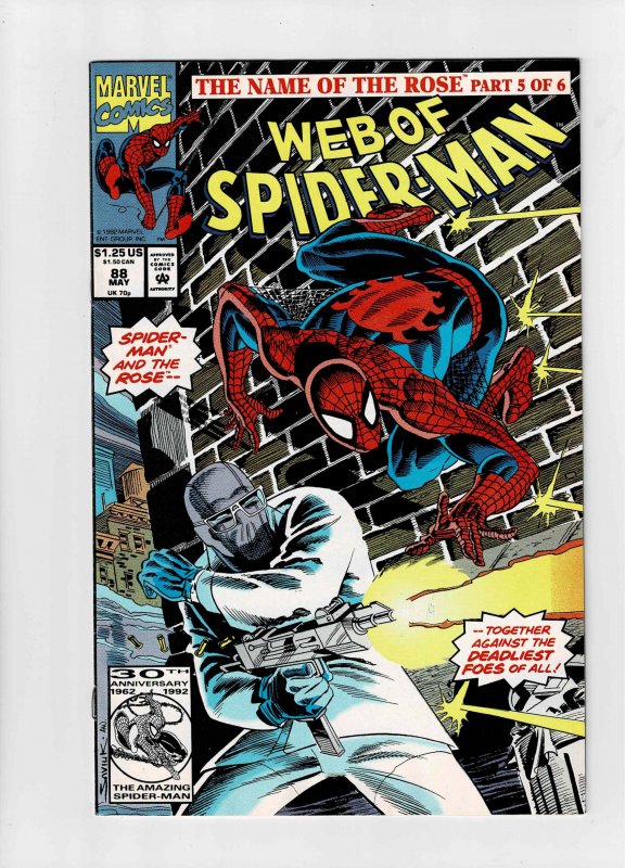 Web of Spider-Man #88 (1992) A Fat Mouse Almost Free Cheese 3rd Buffet Item!