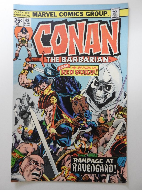 Conan the Barbarian #48 (1975) Return of Red Sonja! Beautiful VF- Condition!