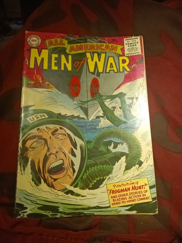 ALL AMERICAN MEN OF WAR #30 Silver Age Wally Wood Art 1956 DC Comics stories