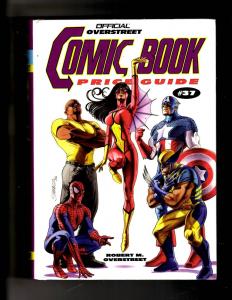 Overstreet PRICE GUIDE #37th Edition Gemstone HARDCOVER Comics Avengers Covr FM6