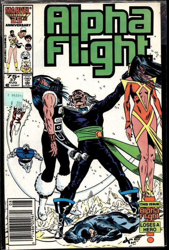 Alpha Flight #37 (1986) Alpha Flight