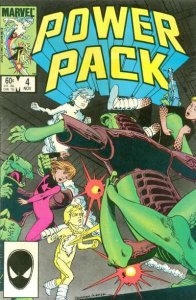 Power Pack (1984 series) #4, Fine- (Stock photo)