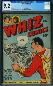 Whiz Comics #64 (1945) CGC 9.2