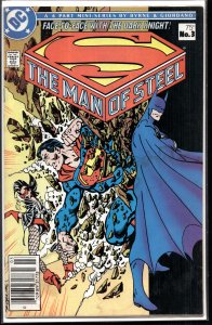 The Man of Steel #3 Newsstand Edition (1986) Superman