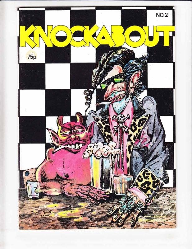 Knockabout Comics #2 VF+ (1st) print - underground comix - double cover error! 