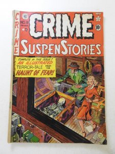 Crime SuspenStories #9 (1952) GD/VG Condition see desc