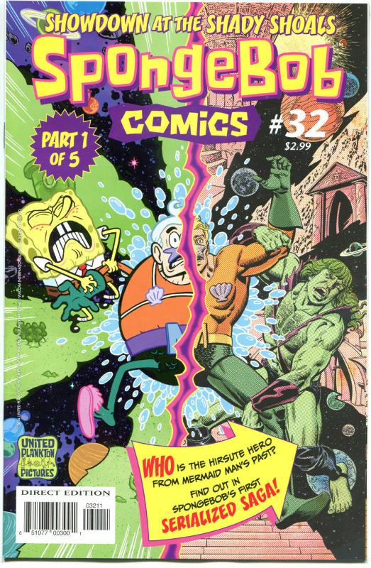 SPONGEBOB #32, NM, Square pants, Bongo, Cartoon comic, 2011, more in store