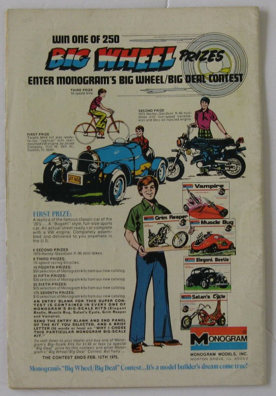 Omac #2 (Nov-Dec 1974, DC), G condition (2.0), Jack Kirby story/art/cover