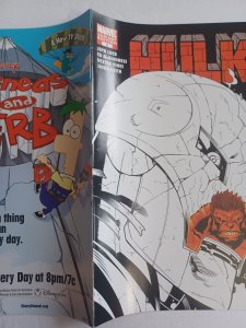 Hulk #2 - 1st full appearance Red Hulk - Black & White Variant - 2008 - NM