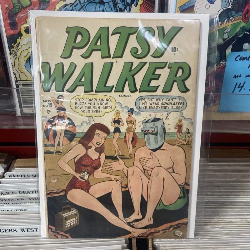 Patsy Walker 19 Marvel / Atlas Comic Book 1948 GD Kurtzman