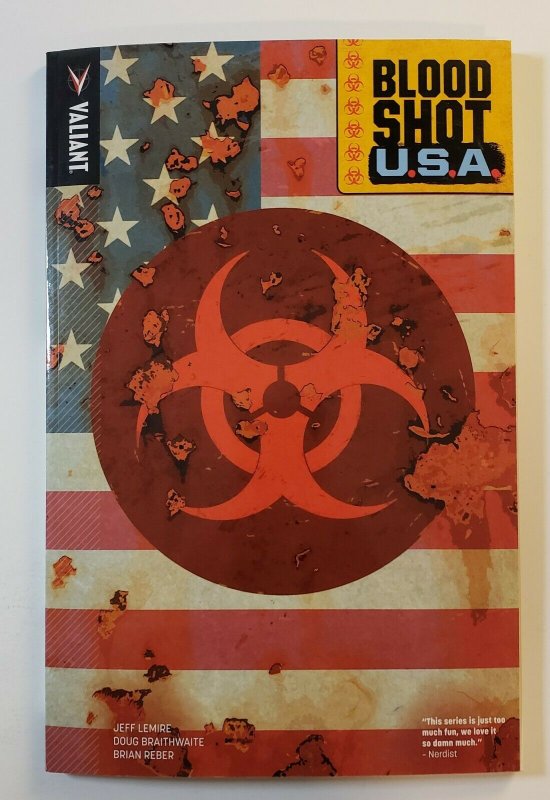 Bloodshot U.S.A. TPB Soft Cover Valiant Comics First Print NM
