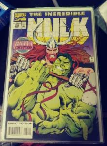 incredible hulk  # 422 1994 marvel myth conceptions pt 2  warriors 3  red thor 