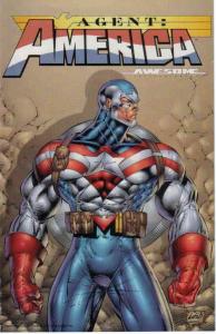 Fighting American (Awesome) Ashcan #1 VF ; Awesome | Agent America Rob Liefeld