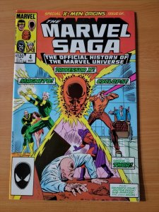 Marvel Saga #4 Direct Market Edition ~ NEAR MINT NM ~ 1986 Marvel Comics