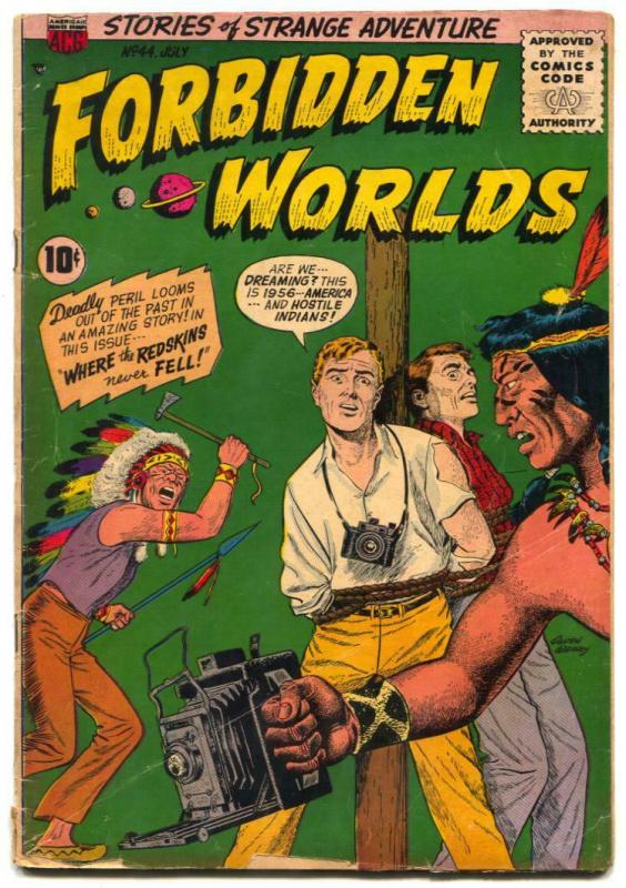 Forbidden Worlds #44 1956- Redskins never fell VG-