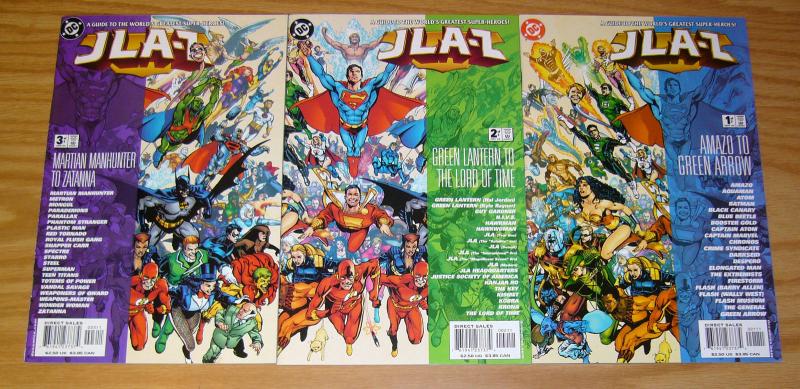 JLA-Z #1-3 VF/NM complete series - a guide to the world's greatest super-heroes