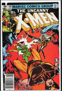The Uncanny X-Men #158 Newsstand Edition (1982) X-Men [Key Issue]