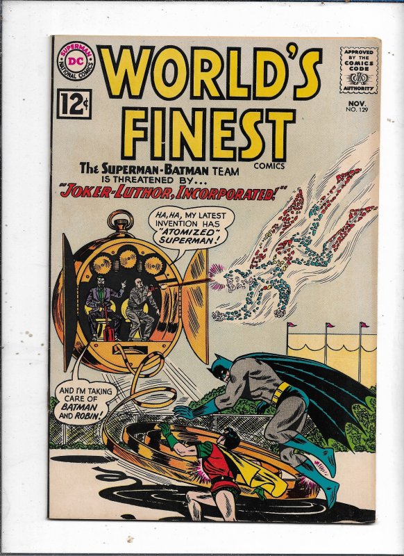 World's Finest Comics #129 (1962)   VF