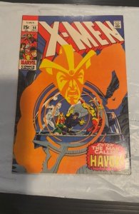 The X-Men #58 (1969)first app of Havok light foxxing