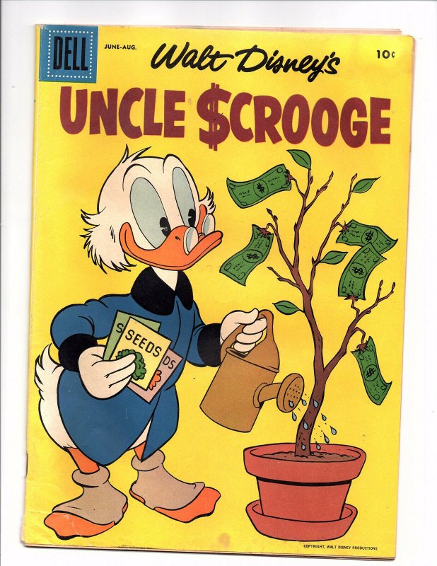 Uncle Scrooge #18 (Jun-Aug 1957, Dell) - Very Good- 