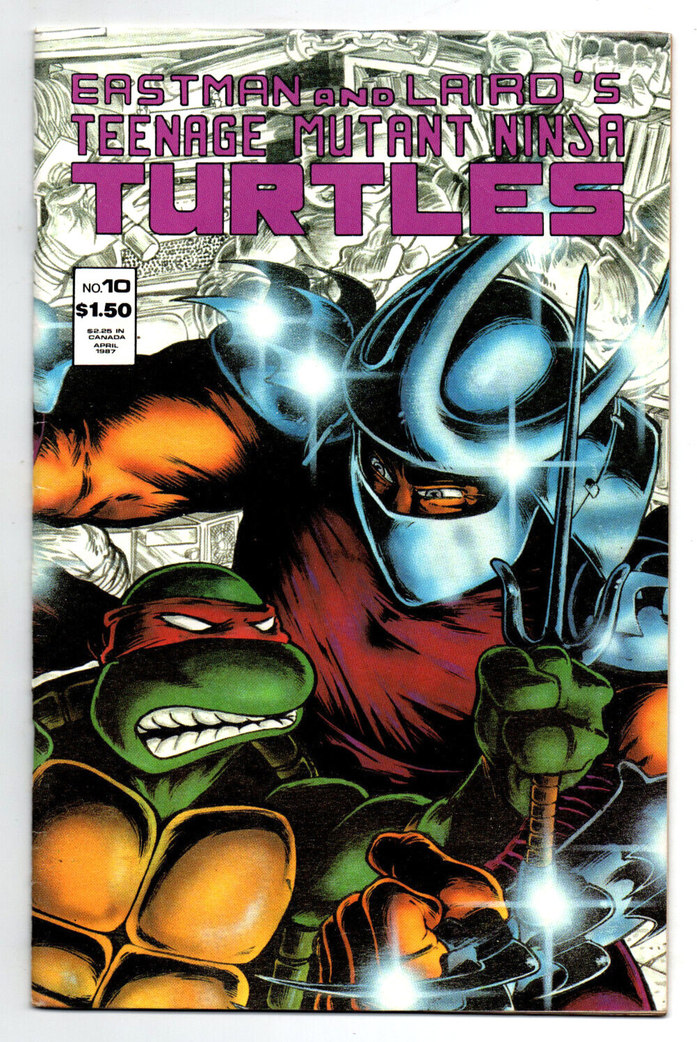 Teenage Mutant Ninja Turtles 10 2nd Casey Jones/Shredder Mirage
