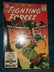 Our Fighting Forces #56 dc gunner & sarge war comics silver age army war at