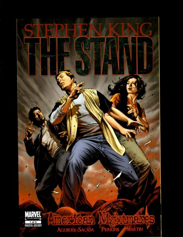 10 The Stand Comics Captain Trips #1 2 3 4 5 American Nightmares 1 2 3 4 5 J398