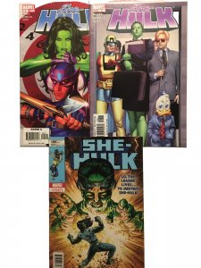 She-Hulk #2 #8 #159 Lot Set Slott Greg Horn The Leader Daredevil Hawkeye 2004