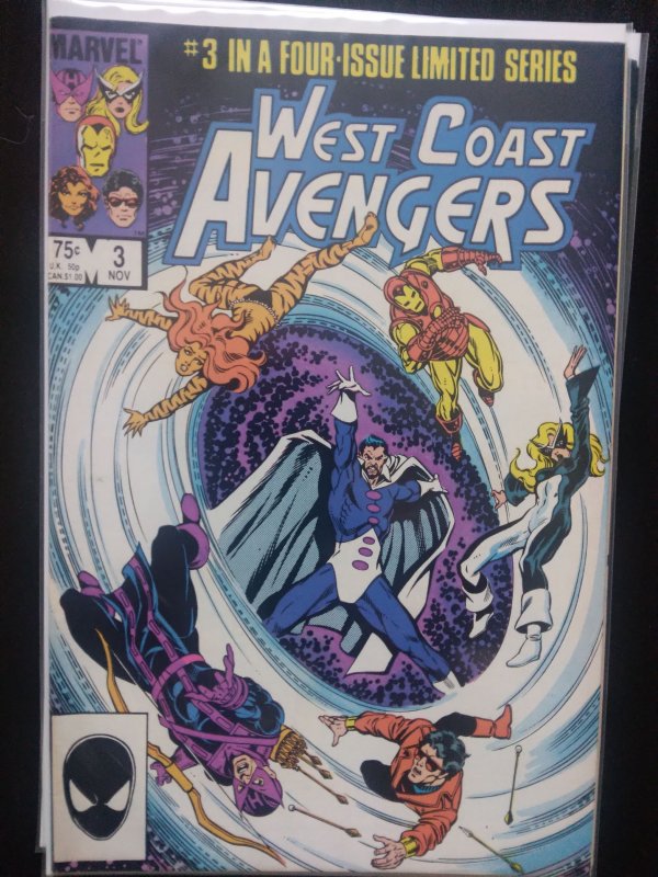 West Coast Avengers #1-4 (1984) complete set Stern/Hall Hawkeye, Wonder Man 2 3