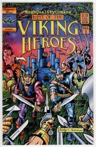 VIKING HEROES #1, NM+,  Jack Kirby, Mike Thibodeaux, 1987, more indies in store