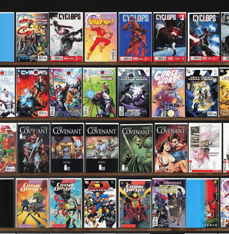 Huge Lot 150+ Comics with Countdown, Cyborg, Avengers World & More!