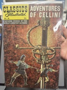 Classics Illustrated Comics No. 38 Adventures of Cellini A1