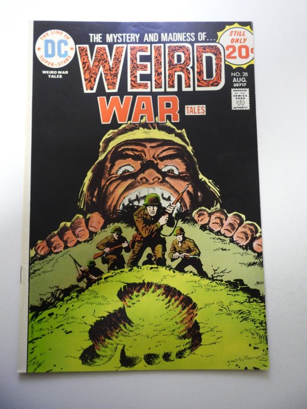 Weird War Tales #28 (1974) FN+ Condition