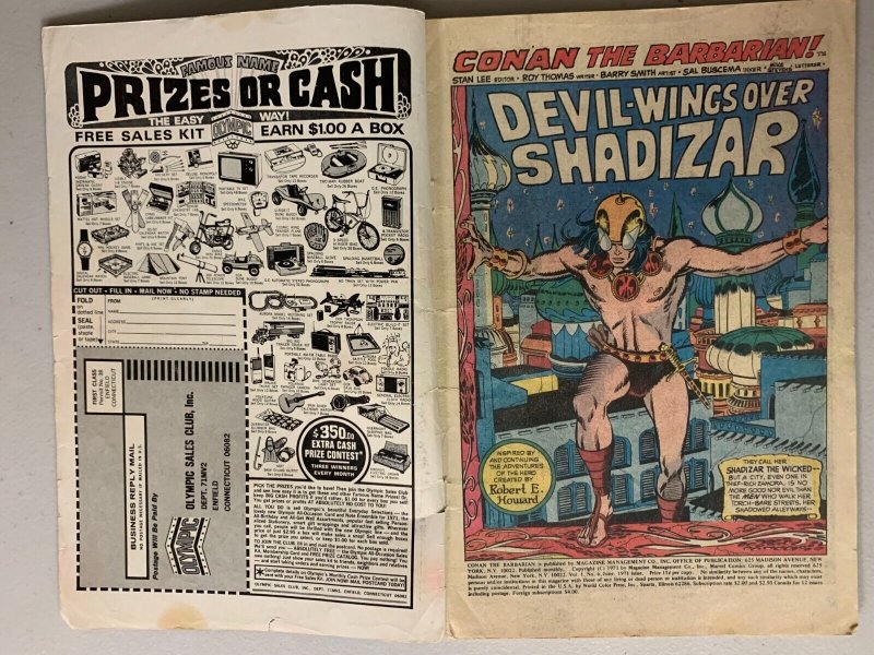 Conan the Barbarian #6 ad feat. Arnold Schwarzenegger 3.0 (1971)