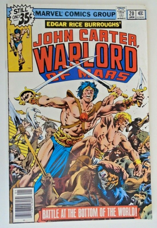 *John Carter (1977, Marvel) #2-24, Annual 1-3 (16 books) Graded=$76.50