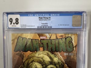 MAN-THING (2017) #1 CGC 9.8 - VARIANT  Marvel (2017)