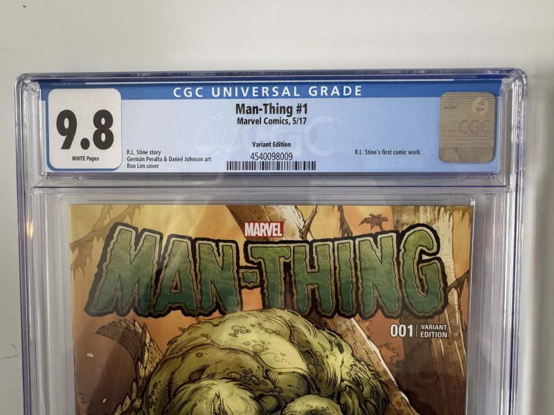 MAN-THING (2017) #1 CGC 9.8 - VARIANT  Marvel (2017)