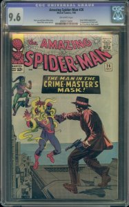 AMAZING SPIDER-MAN #26 CGC 9.6 GREEN GOBLIN 1ST PATCH CRIME-MASTER 