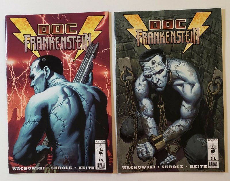 Doc Frankenstein #1 2 3 4 5 Burly Man Comics 1st Print Geoff Darrow 2004 VF/NM 