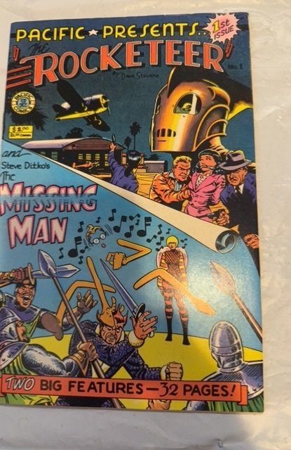 Pacific Presents #1 (1982)The Rocketeer little rippling