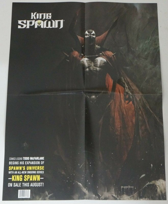 King Spawn #1 18 x 24 promotional poster - Image Comics - art by Puppeteer Lee 