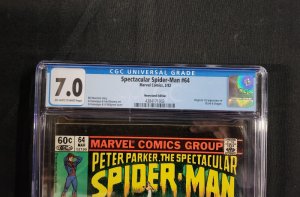Spectacular Spider-Man #64 - Origin & 1st App Cloak & Dagger (CGC 7.0) 1982