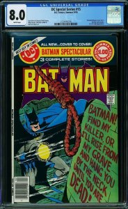Batman Spectacular #15 (1978) CGC 8.0 VF