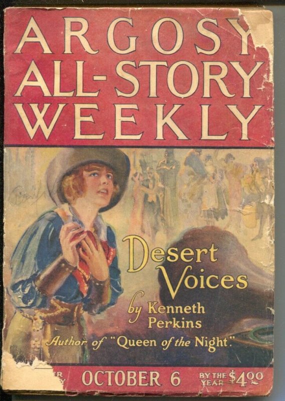 Argosy All-Story Weekly 10/26/1923-Avenging Shepherd Part 3-pulp thrills-G