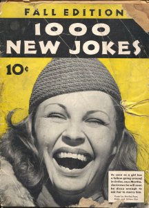 1000 New Jokes 9/1937-Dell-Bette Davis-Bill Holman-Chon Day-Jackie Cooper-P